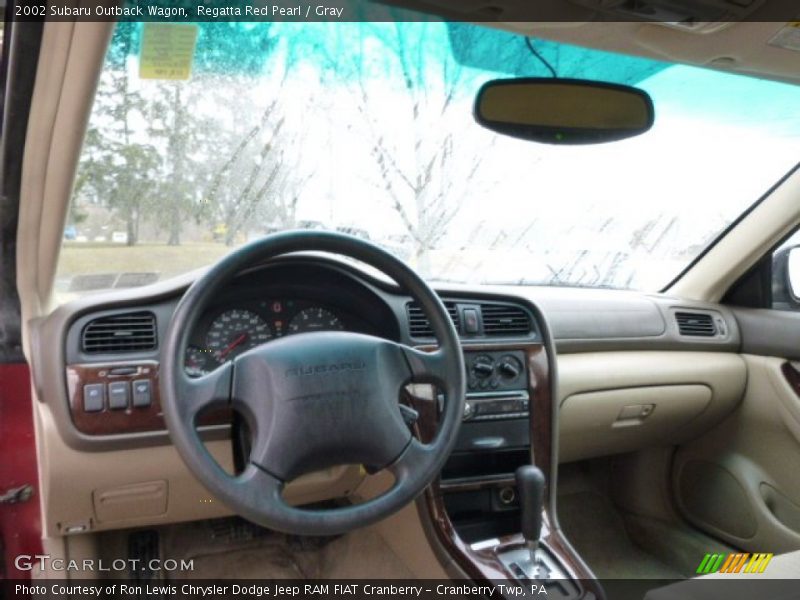 Regatta Red Pearl / Gray 2002 Subaru Outback Wagon