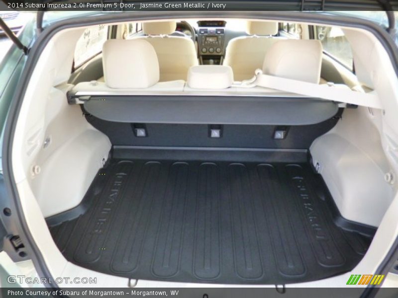 Jasmine Green Metallic / Ivory 2014 Subaru Impreza 2.0i Premium 5 Door