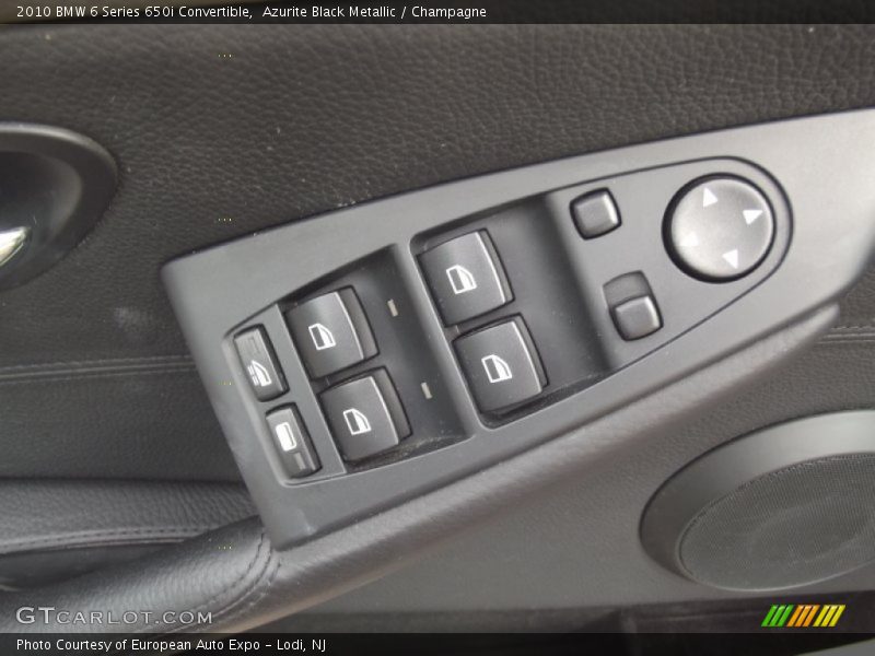 Azurite Black Metallic / Champagne 2010 BMW 6 Series 650i Convertible