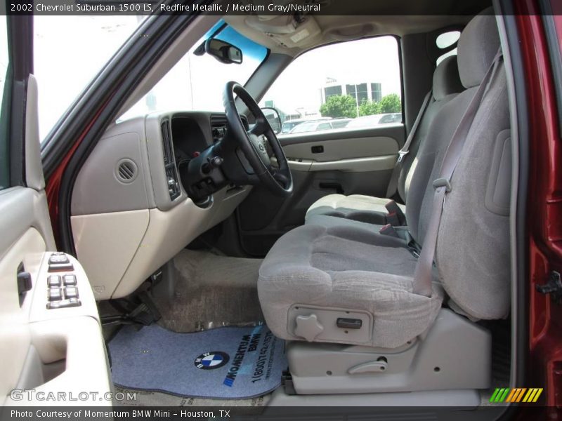 Redfire Metallic / Medium Gray/Neutral 2002 Chevrolet Suburban 1500 LS