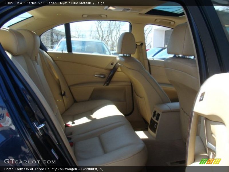 Mystic Blue Metallic / Beige 2005 BMW 5 Series 525i Sedan