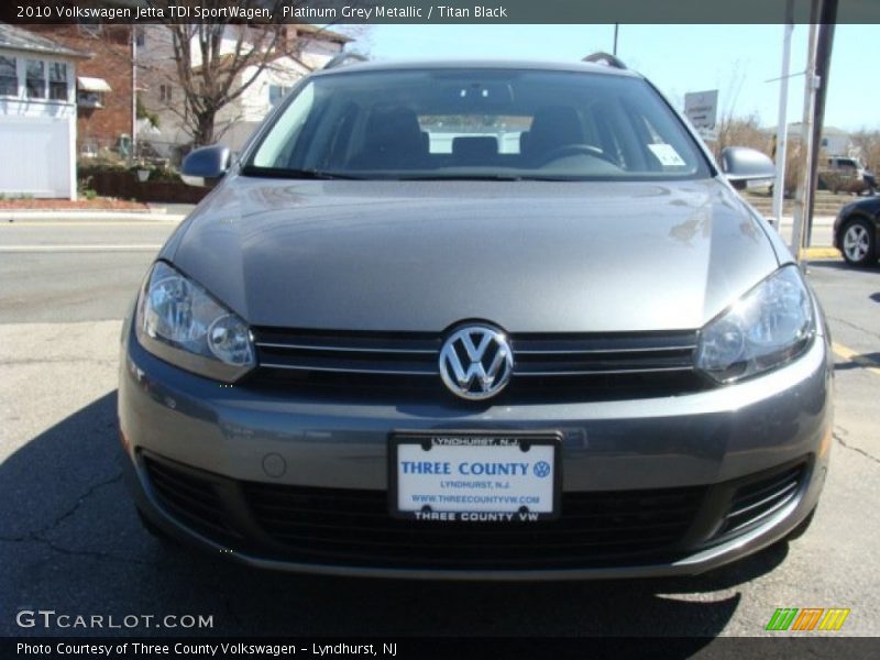 Platinum Grey Metallic / Titan Black 2010 Volkswagen Jetta TDI SportWagen
