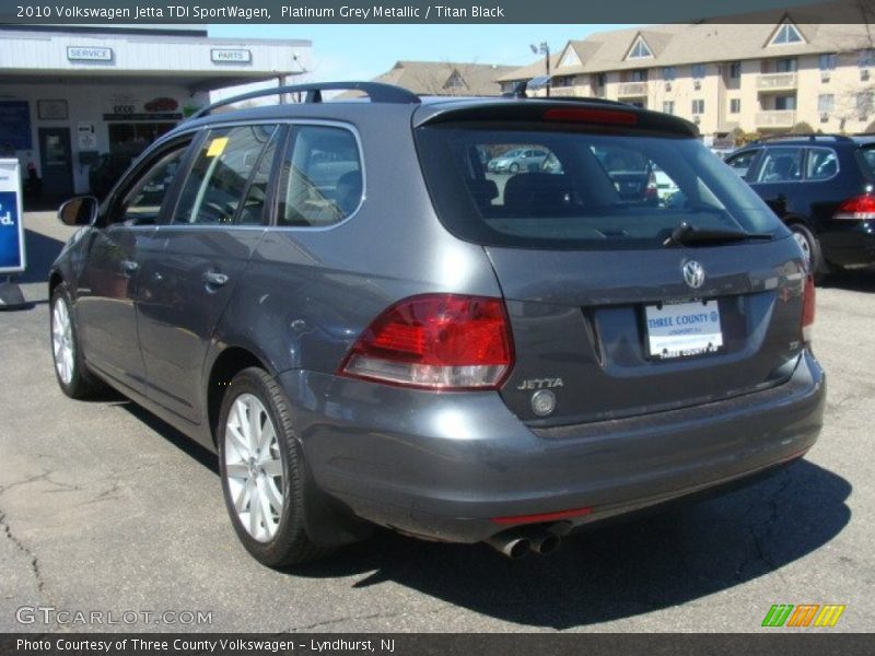 Platinum Grey Metallic / Titan Black 2010 Volkswagen Jetta TDI SportWagen