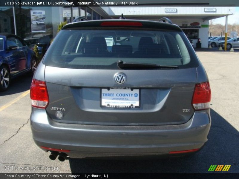 Platinum Grey Metallic / Titan Black 2010 Volkswagen Jetta TDI SportWagen