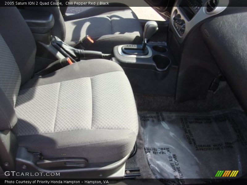 Chili Pepper Red / Black 2005 Saturn ION 2 Quad Coupe