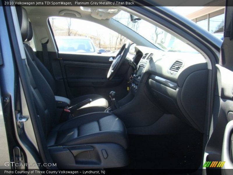 Platinum Grey Metallic / Titan Black 2010 Volkswagen Jetta TDI SportWagen