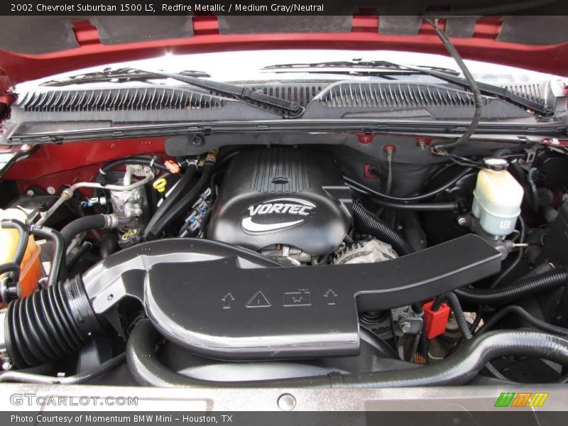 Redfire Metallic / Medium Gray/Neutral 2002 Chevrolet Suburban 1500 LS