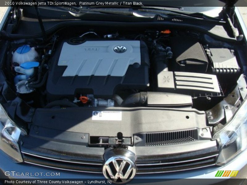 Platinum Grey Metallic / Titan Black 2010 Volkswagen Jetta TDI SportWagen
