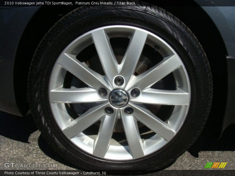 Platinum Grey Metallic / Titan Black 2010 Volkswagen Jetta TDI SportWagen
