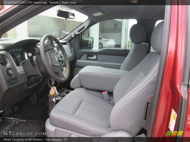 Sunset / Steel Grey 2014 Ford F150 STX SuperCab