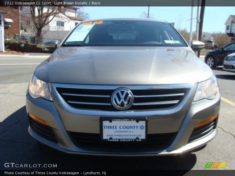 Light Brown Metallic / Black 2012 Volkswagen CC Sport