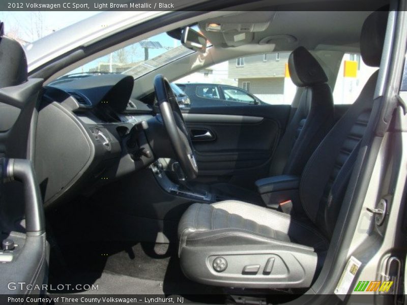 Light Brown Metallic / Black 2012 Volkswagen CC Sport