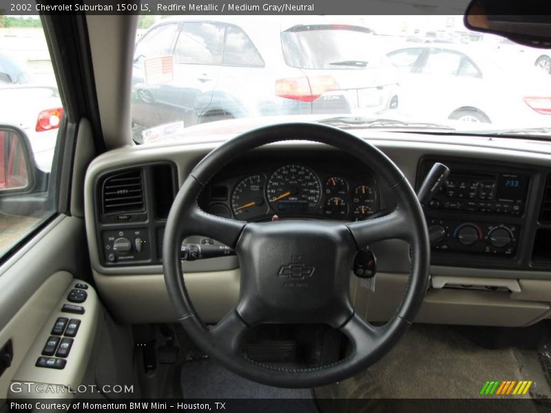 Redfire Metallic / Medium Gray/Neutral 2002 Chevrolet Suburban 1500 LS