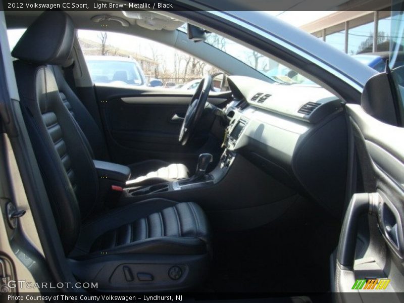 Light Brown Metallic / Black 2012 Volkswagen CC Sport