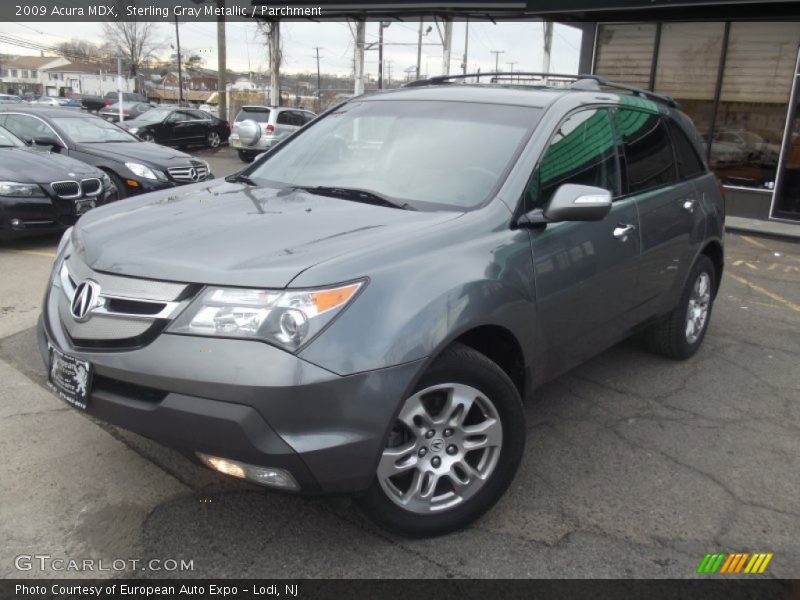 Sterling Gray Metallic / Parchment 2009 Acura MDX