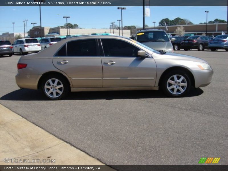 Desert Mist Metallic / Ivory 2005 Honda Accord EX-L V6 Sedan