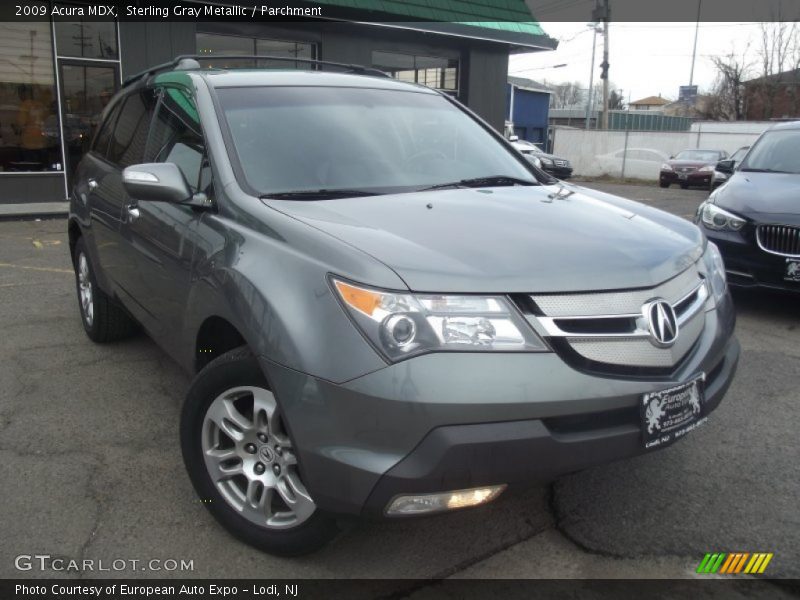 Sterling Gray Metallic / Parchment 2009 Acura MDX