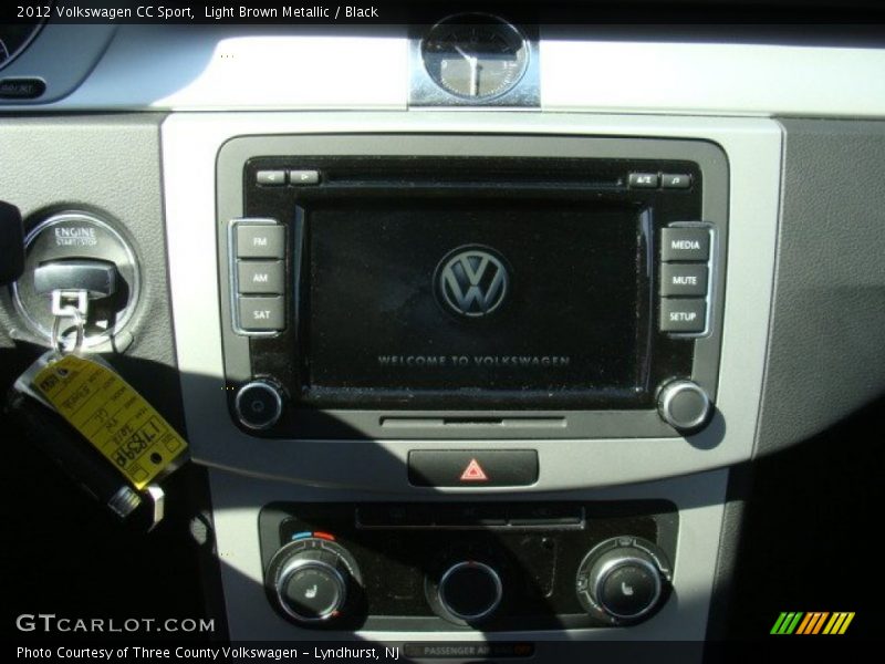 Light Brown Metallic / Black 2012 Volkswagen CC Sport