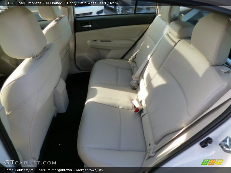 Satin White Pearl / Ivory 2014 Subaru Impreza 2.0i Limited 5 Door