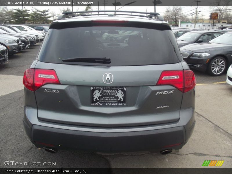 Sterling Gray Metallic / Parchment 2009 Acura MDX