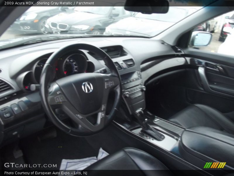 Sterling Gray Metallic / Parchment 2009 Acura MDX