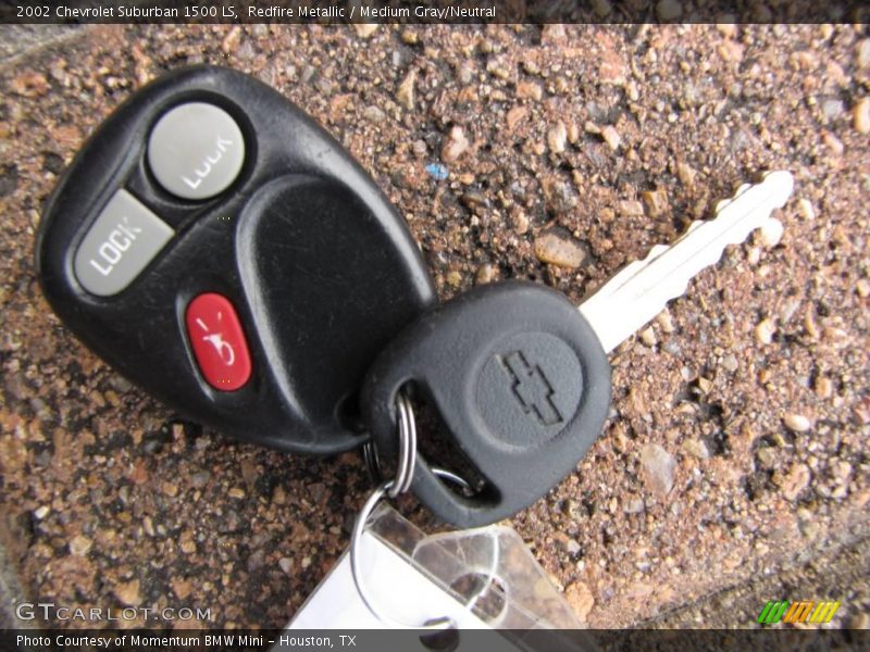 Redfire Metallic / Medium Gray/Neutral 2002 Chevrolet Suburban 1500 LS
