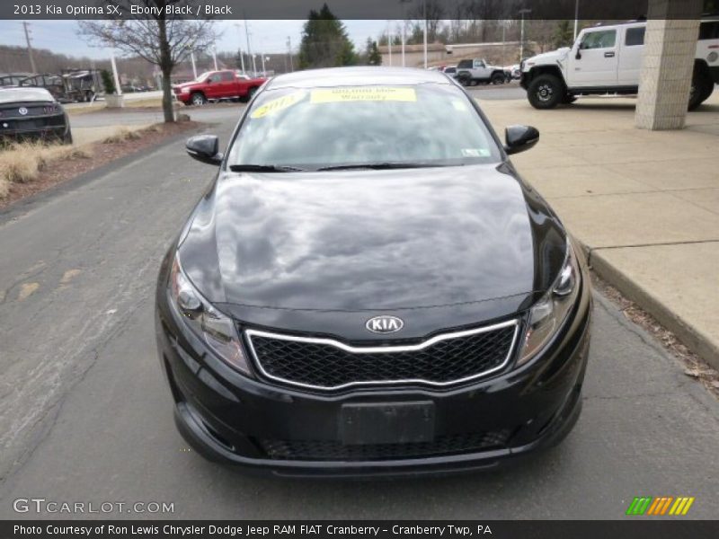Ebony Black / Black 2013 Kia Optima SX
