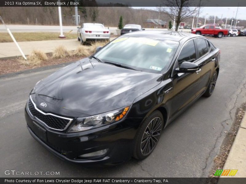 Ebony Black / Black 2013 Kia Optima SX