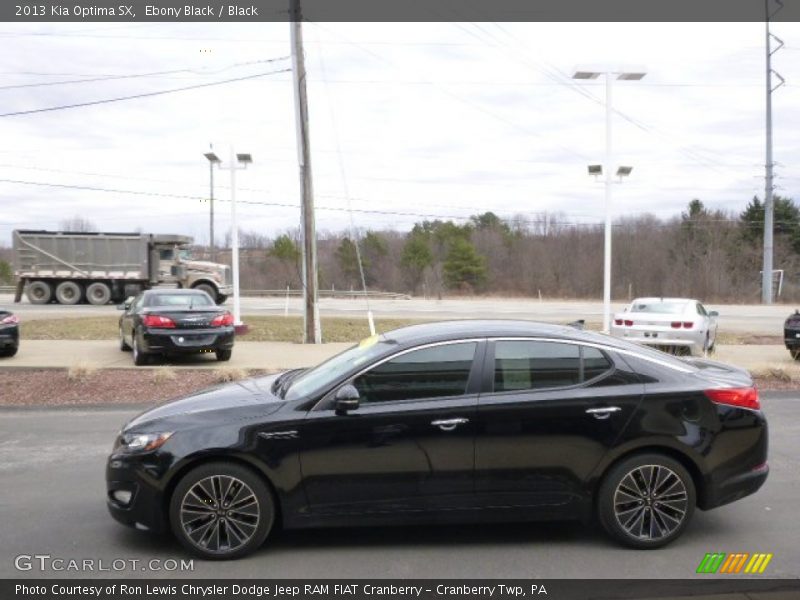 Ebony Black / Black 2013 Kia Optima SX