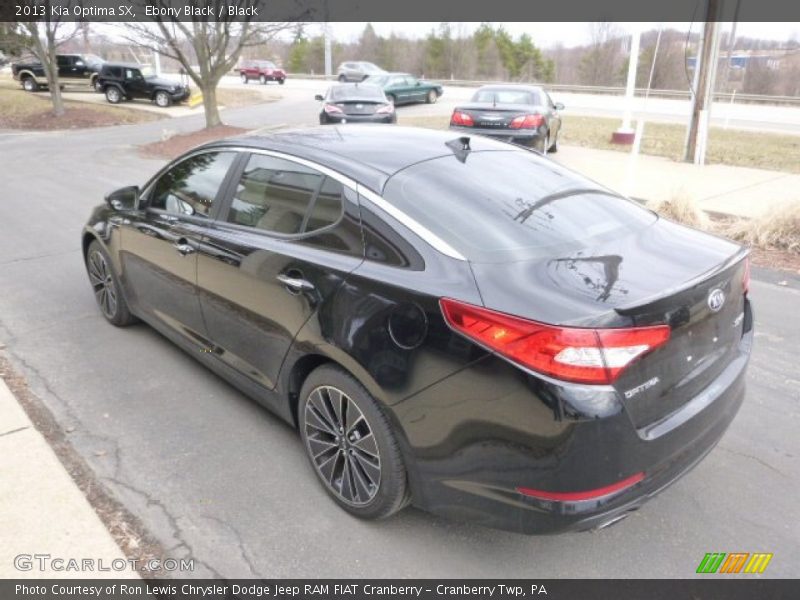 Ebony Black / Black 2013 Kia Optima SX
