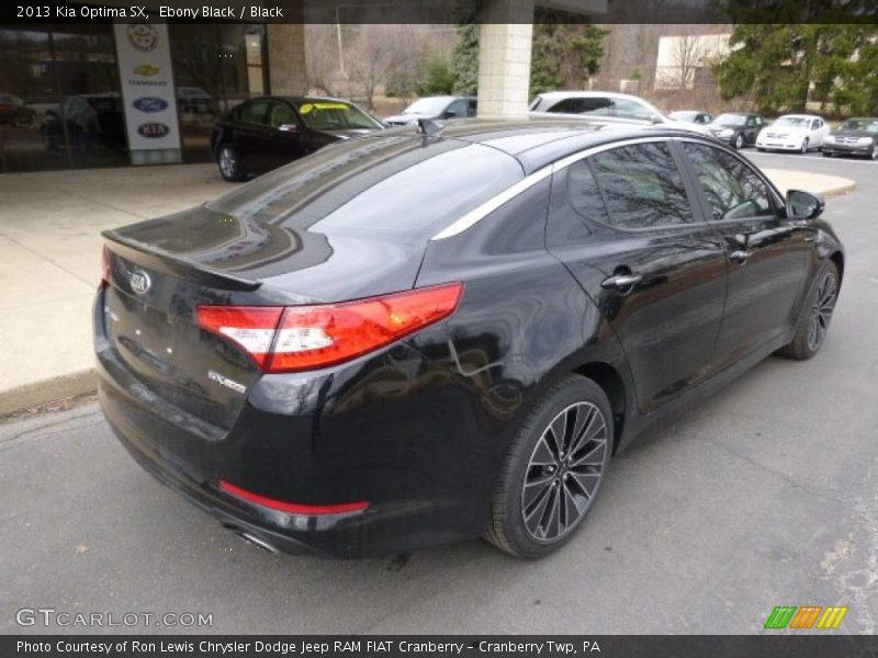 Ebony Black / Black 2013 Kia Optima SX