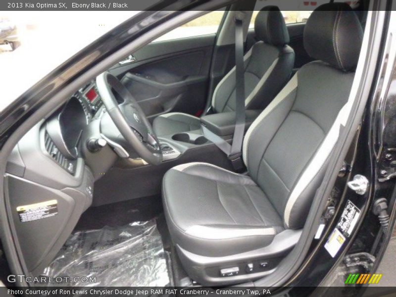 Ebony Black / Black 2013 Kia Optima SX