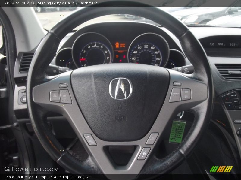 Sterling Gray Metallic / Parchment 2009 Acura MDX