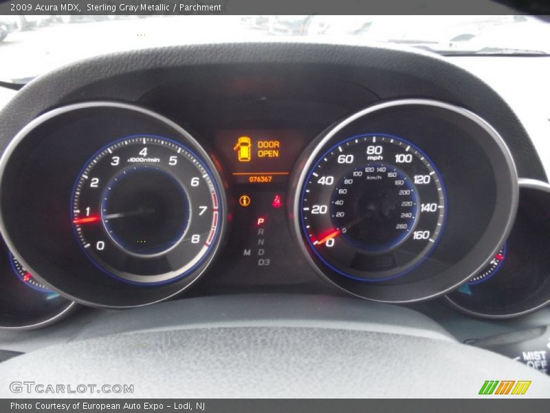 Sterling Gray Metallic / Parchment 2009 Acura MDX