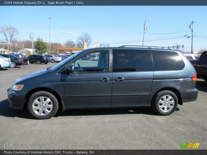 Sage Brush Pearl / Ivory 2004 Honda Odyssey EX-L