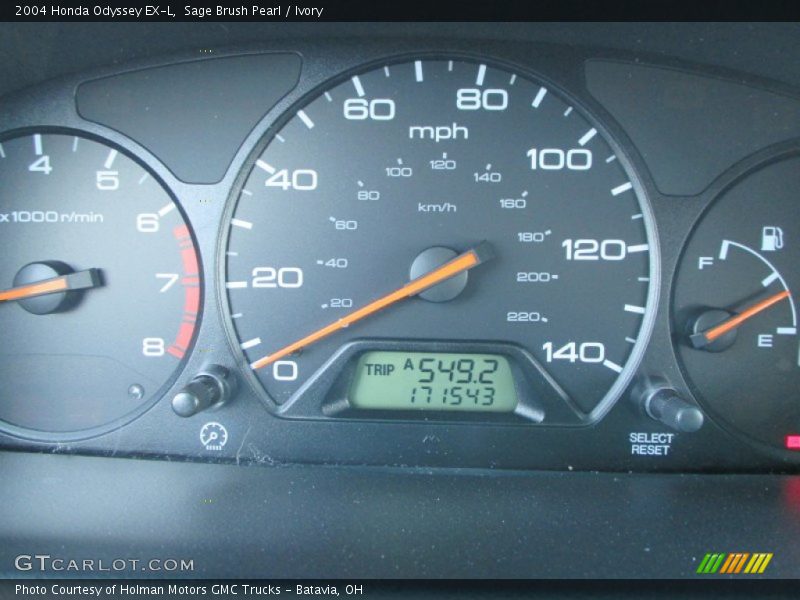 Sage Brush Pearl / Ivory 2004 Honda Odyssey EX-L