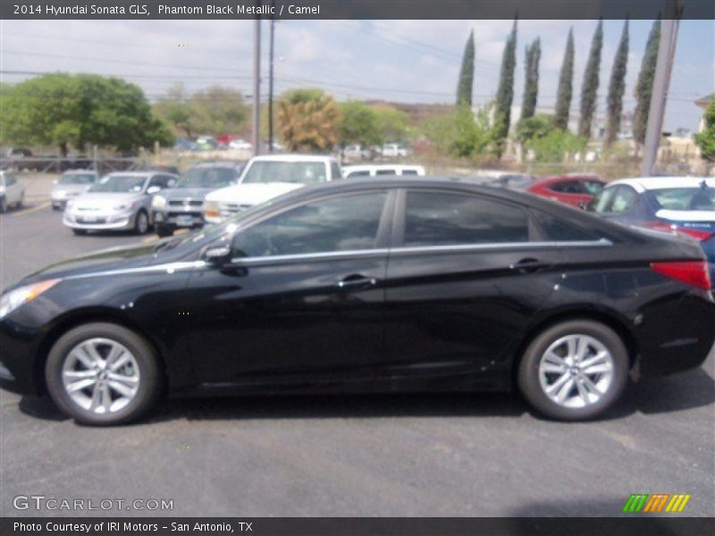Phantom Black Metallic / Camel 2014 Hyundai Sonata GLS