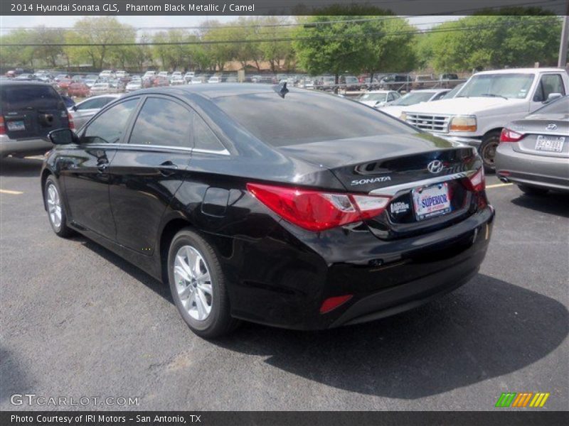 Phantom Black Metallic / Camel 2014 Hyundai Sonata GLS