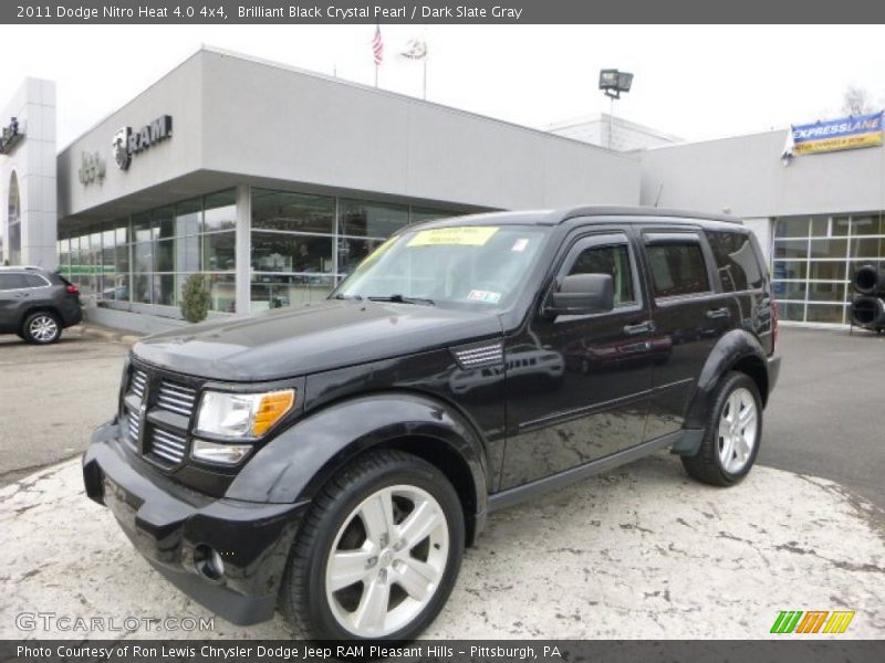 Brilliant Black Crystal Pearl / Dark Slate Gray 2011 Dodge Nitro Heat 4.0 4x4