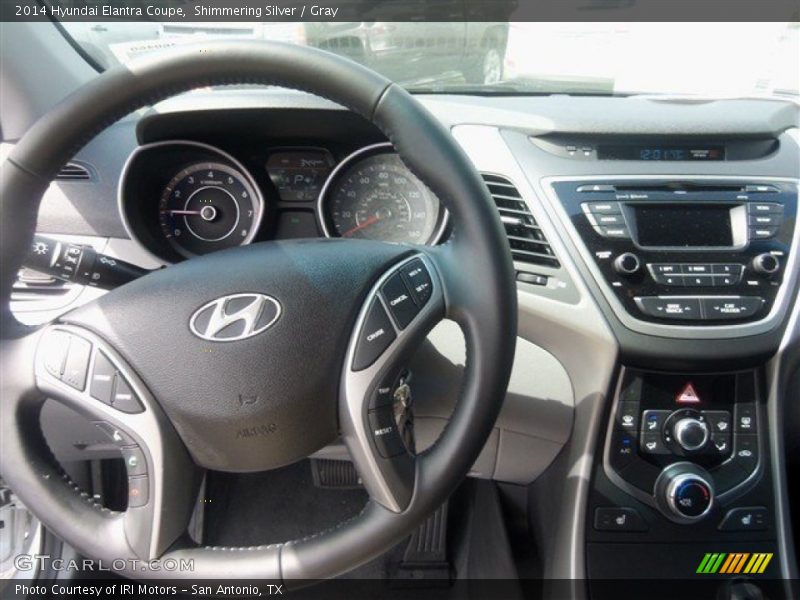 Shimmering Silver / Gray 2014 Hyundai Elantra Coupe