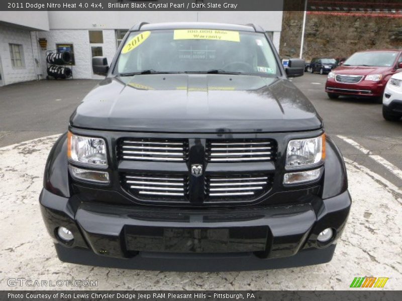 Brilliant Black Crystal Pearl / Dark Slate Gray 2011 Dodge Nitro Heat 4.0 4x4