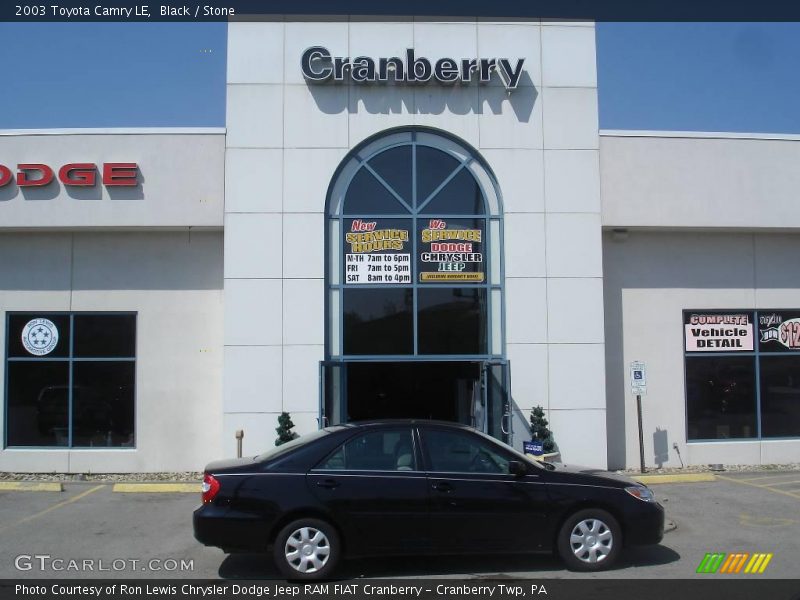 Black / Stone 2003 Toyota Camry LE