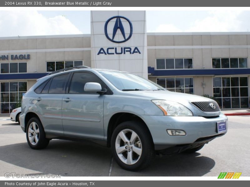 Breakwater Blue Metallic / Light Gray 2004 Lexus RX 330