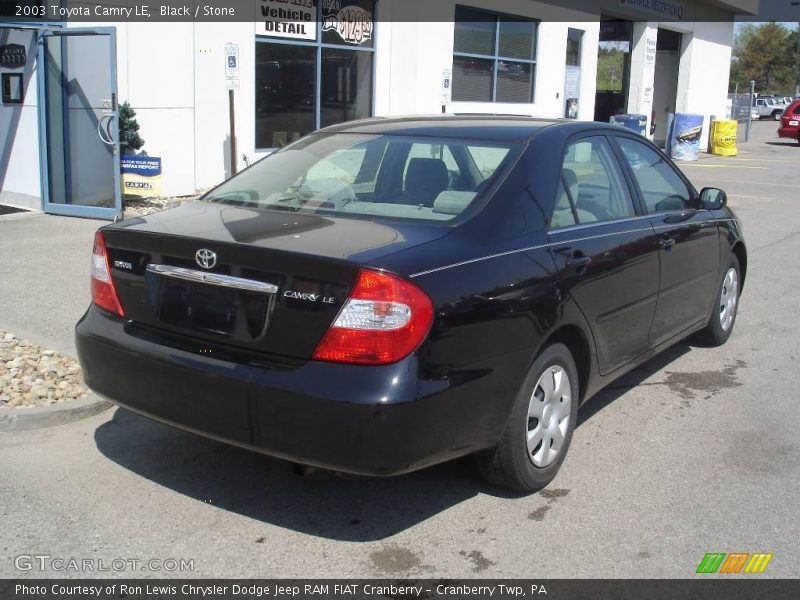 Black / Stone 2003 Toyota Camry LE