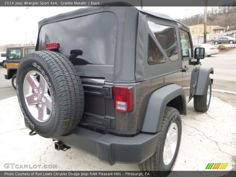 Granite Metallic / Black 2014 Jeep Wrangler Sport 4x4