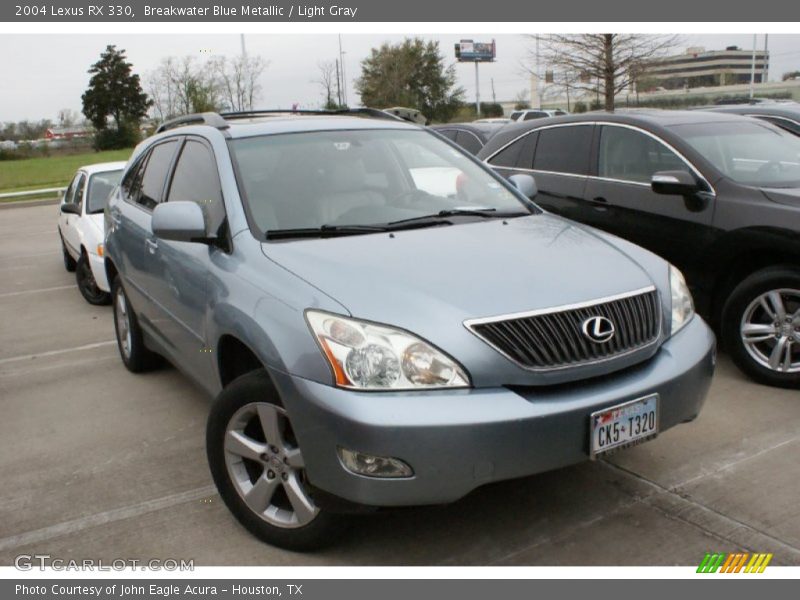 Breakwater Blue Metallic / Light Gray 2004 Lexus RX 330