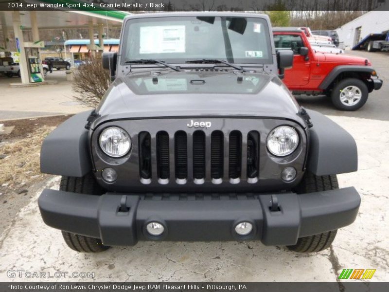 Granite Metallic / Black 2014 Jeep Wrangler Sport 4x4