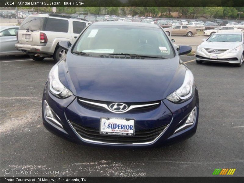 Blue / Gray 2014 Hyundai Elantra SE Sedan