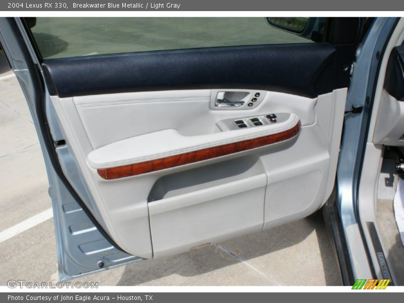 Breakwater Blue Metallic / Light Gray 2004 Lexus RX 330