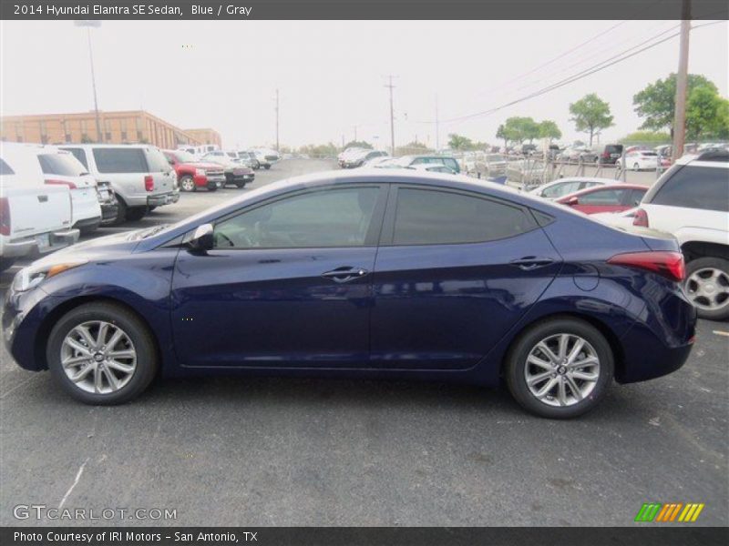 Blue / Gray 2014 Hyundai Elantra SE Sedan